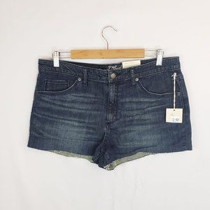 UT Dark-wash Cut-off Jean Shorts Size 14